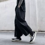 Japanese Fashion Yohji Work Style Streetwear ultra wide leg unisex pants (CK26)