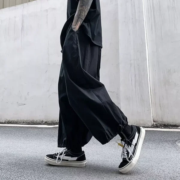 Japanese Fashion Yohji Work Style Streetwear ultra wide leg unisex pants (CK26)