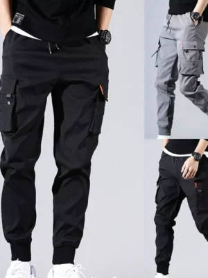 Men's Casual Hip Hop Harem Pants Trousers Cargo Joggers Streetwear Fashion Pants