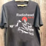 90s Radiohead Band Shirt, Radiohead Kid A  Unisex Charcoal T-shirt Size S-5XL